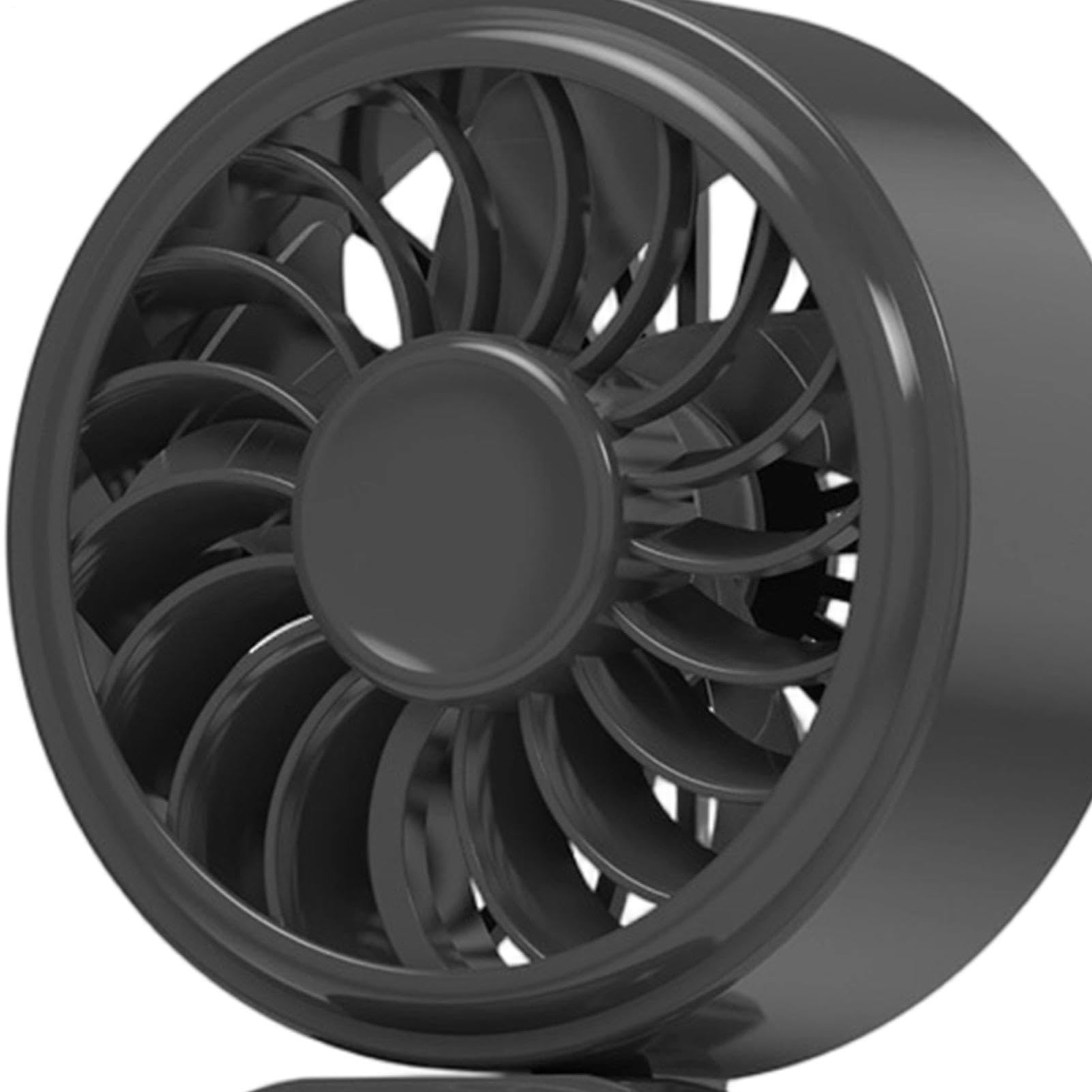 Ventilatore a Clip 5 Velocità Display Digitale Raffreddamento Personale | Mini Ventilatore con Clip Alimentato a Batteria per Casa Scuola Scrivania Viaggi Campeggio Picnic Spiaggia Piscina