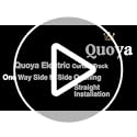 Quoya QL500 Smart Curtain System, elektrische gordijnrail met geautomatiseerde rail[Gemotoriseerde en verstelbare rails/stang/paal (tot 5 meter