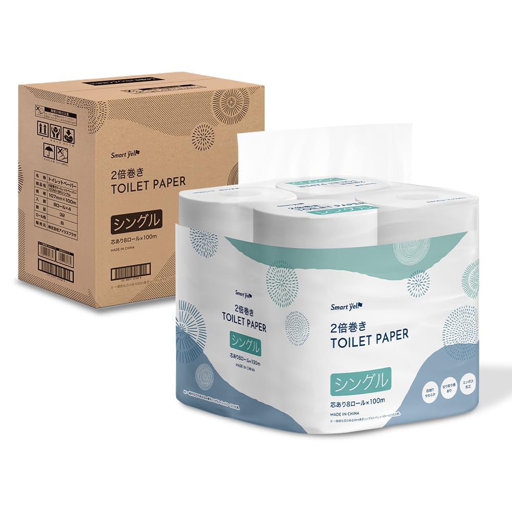 Amazon.co.jp: 【4Pセット】 アイリスプラザ トイレットペーパー 