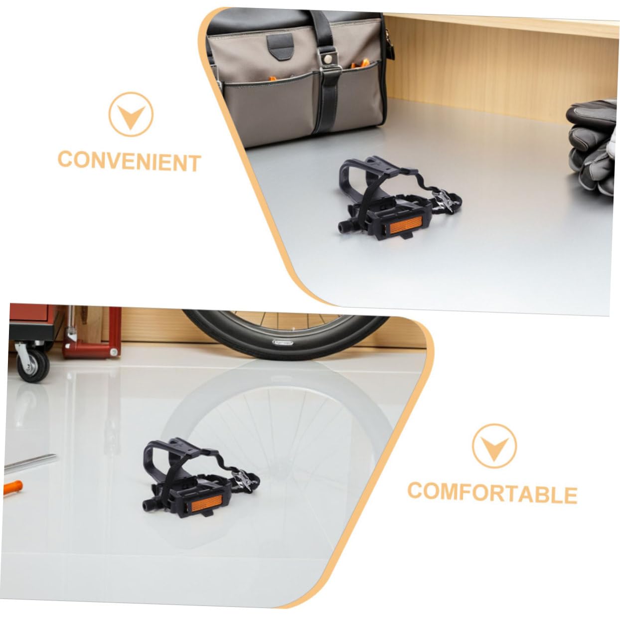 Didiseaon 2pares Correas para De Bicicleta Estática Ajustables Correas De Nailon Antideslizantes para y Ciclismo Al Aire