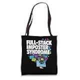 Full-Stack Imposter Syndrome Funny Developer Coding Tote Bag