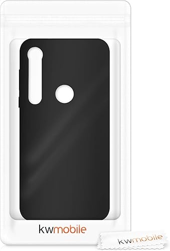 Miniatura 7 de kwmobile Funda compatible con Motorola Moto G8 Plus - Funda de silicona TPU con acabado suave - Negro