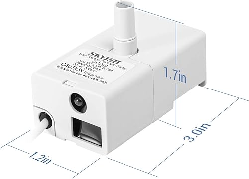 Miniatura 5 de Veken Bomba de repuesto para fuente de agua para mascotas de 67 onzas, 95 onzas y 135 onzas, fuente de agua para perros, fuente de agua ultra