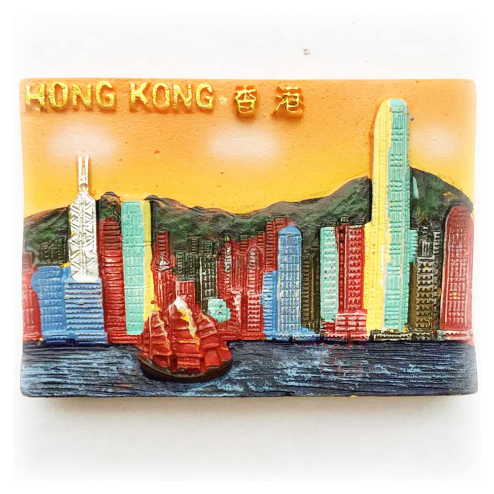 Vittoria Sea View Hong Kong Magnet Kitchen Fridge Decorated Magnet
