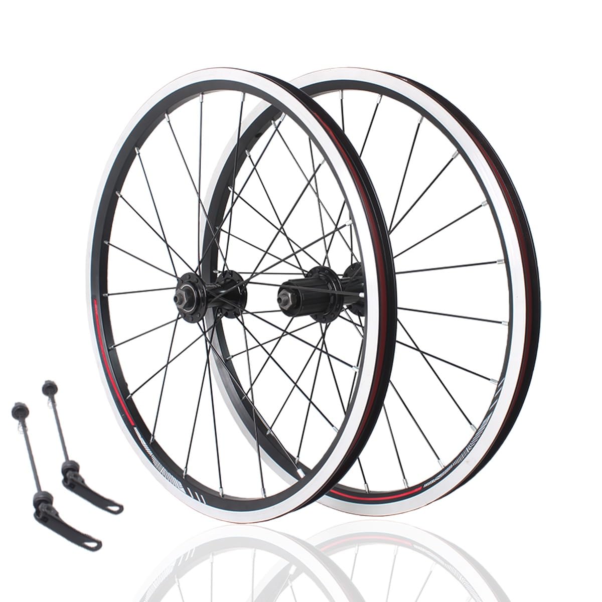 ①CHENANOHA　タイヤ付きホイール Amazon.co.jp: ZCXBHD 406折りたたみ自転車用ホイールセット 20インチ
