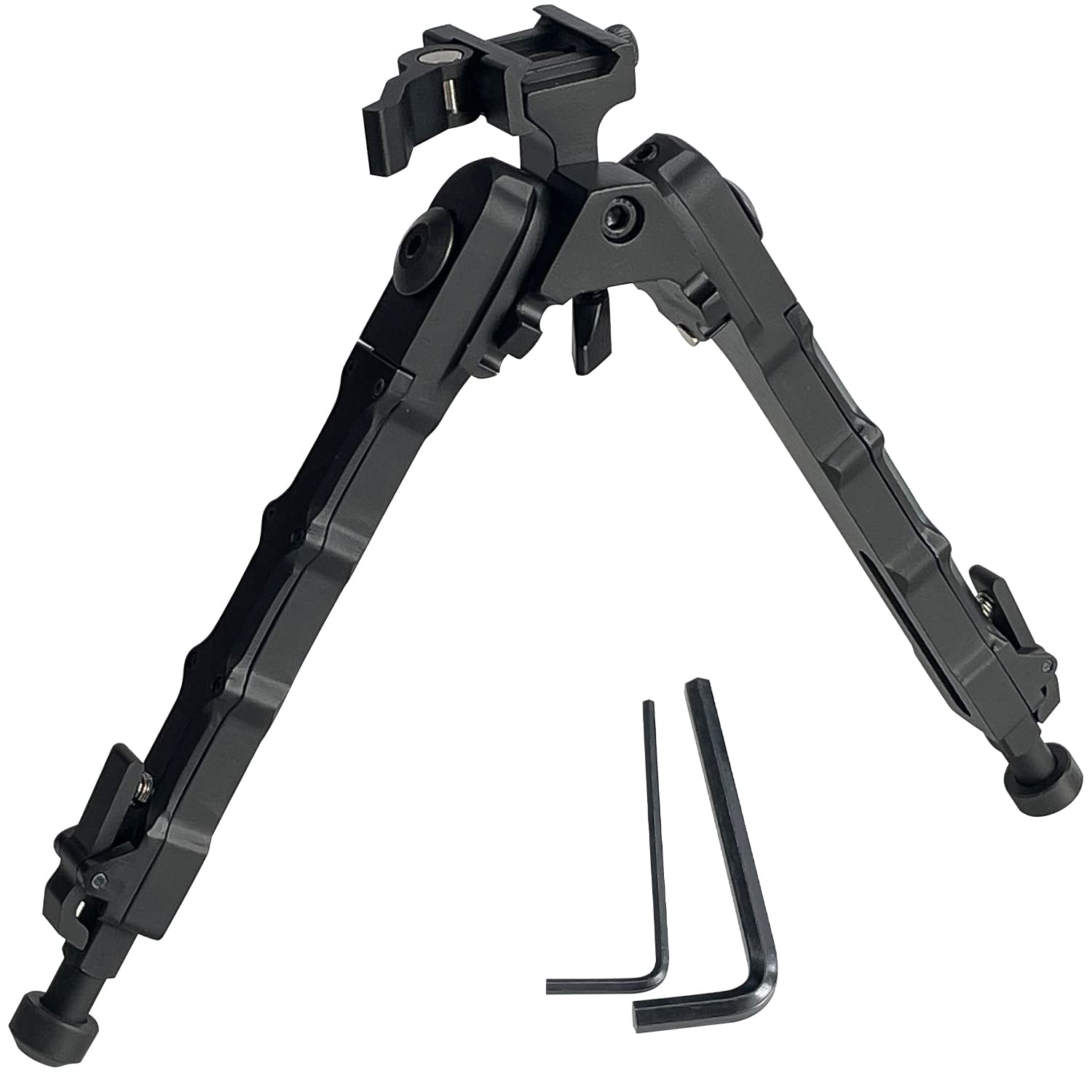 Amazon | Socpuro バイポッド タクティカル 5段階傾斜 高さ 4