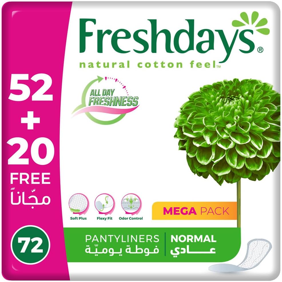 Freshdays Daily Liners Normal 72 Pads