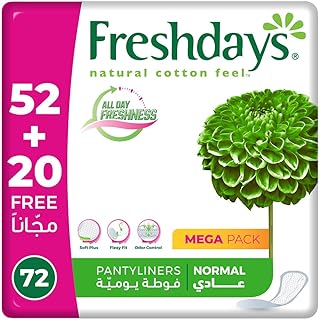 Freshdays Daily Liners Normal 72 Pads