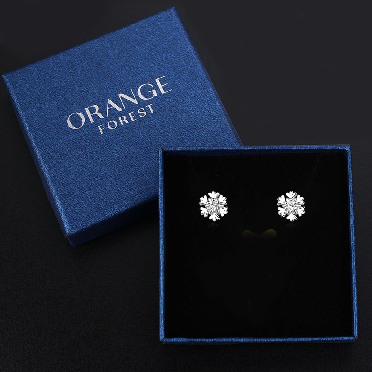 Small Snowflake Earrings Small Snowflake Necklace 925 Sterling Silver Hypoallergenic CZ Winter Party Chrismas Jewelry Gifts for Women - Image 7