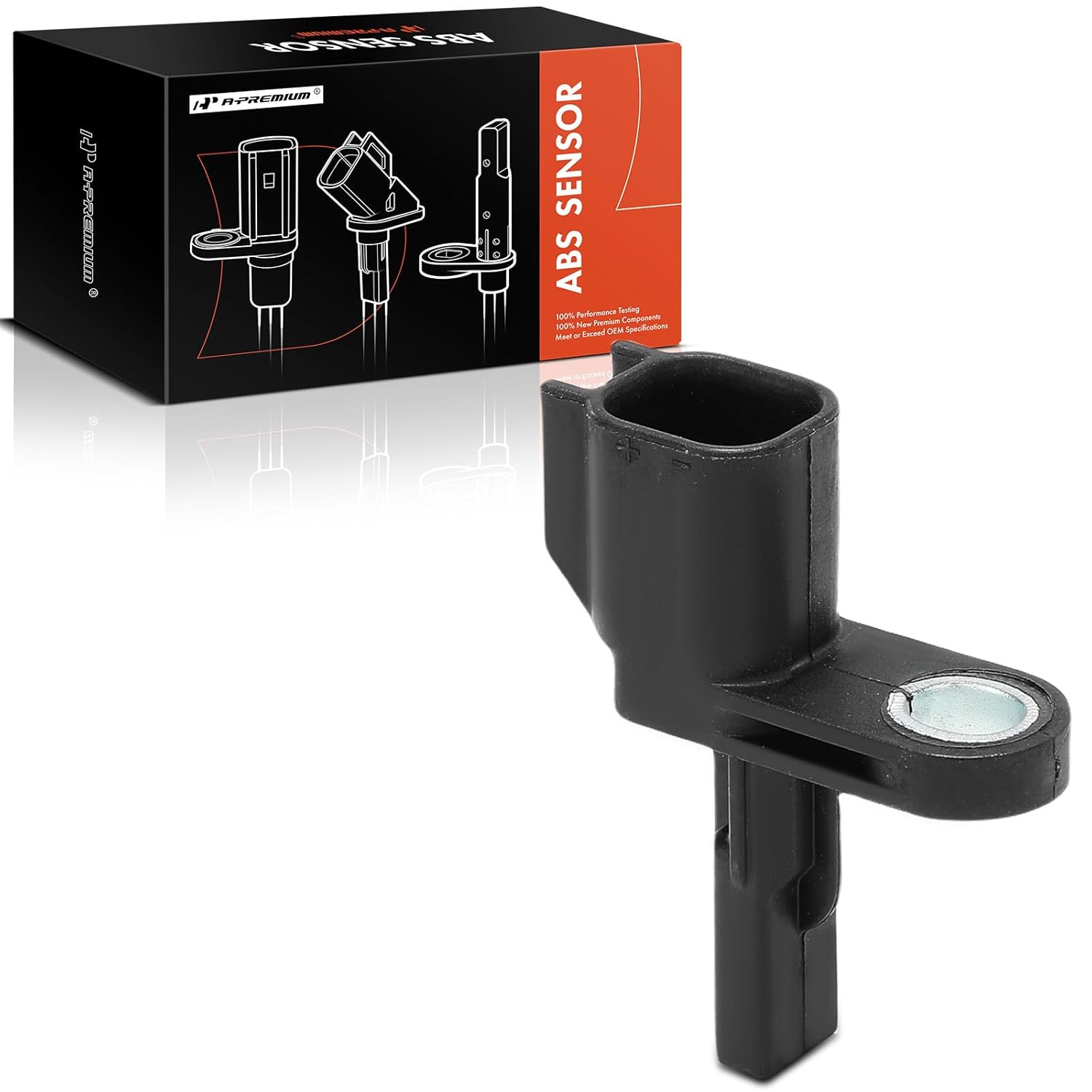 Sensor de Velocidade de Roda ABS A-Premium Frontal Esquerdo/Direito para Ford e Lincoln – Escape 2020-2022, Nautilus 2024, Bronco Sport 2021-2024, Mustang Mach-E 2021-2024, Maverick