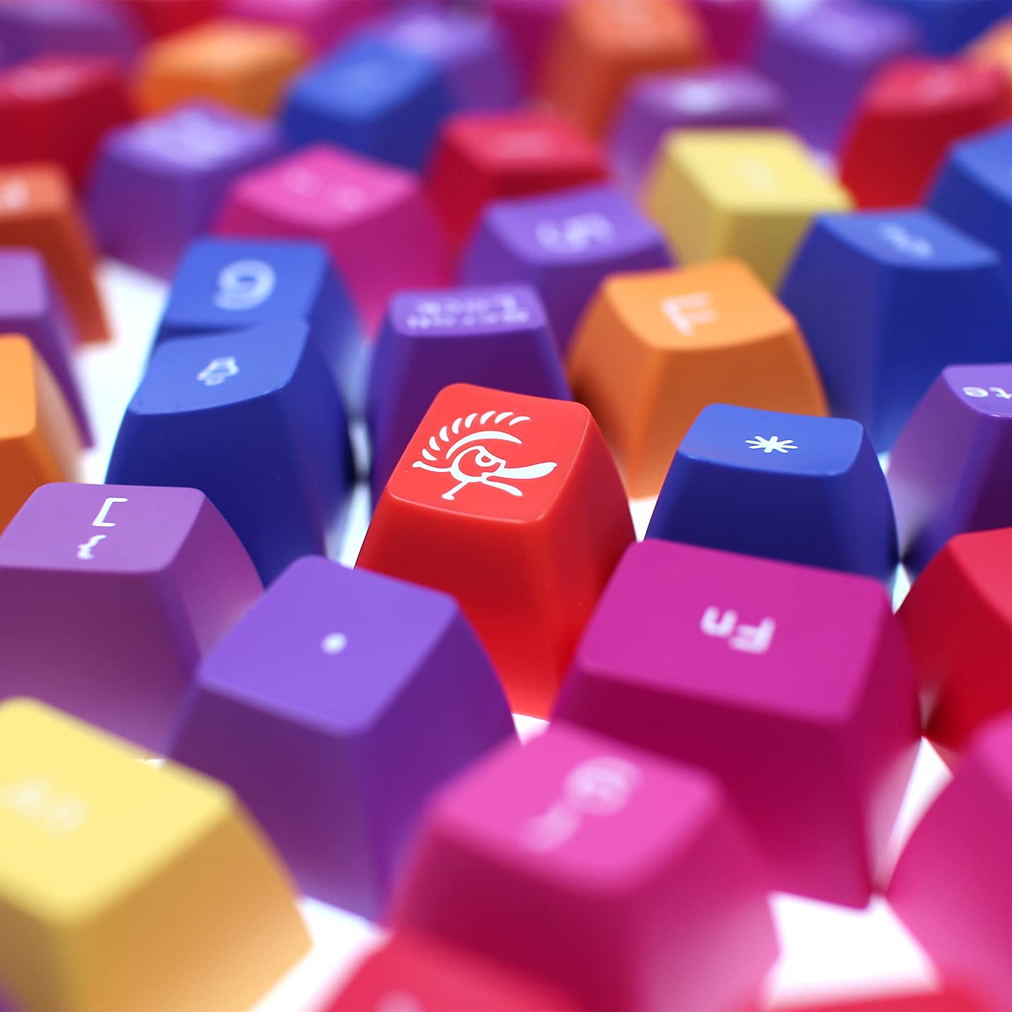 Ducky Afterglow SA Keycaps 108 ABS Doubleshot Set for Ducky Keyboards