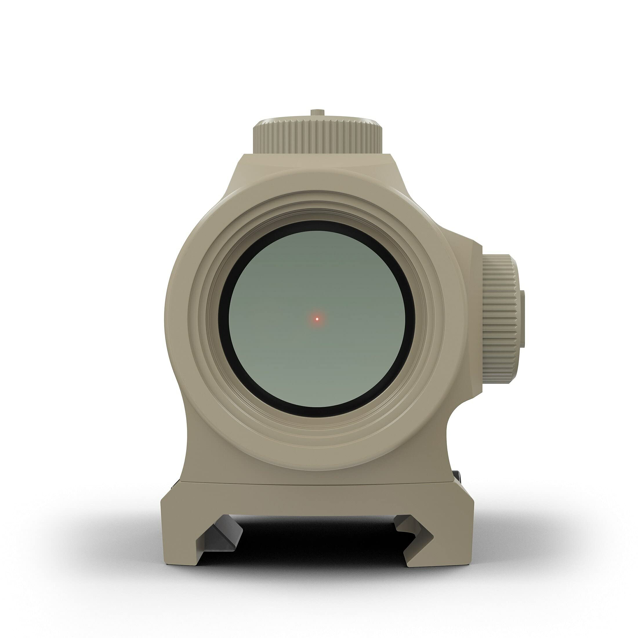 Holosun HS403B-FDE Microdot Rotpunkt Visier mit 2MOA Punkt Absehen, FDE, Picatinny Schiene, für die Jagd, Sportschießen und Softair, tactical micro red dot sight - 70134964