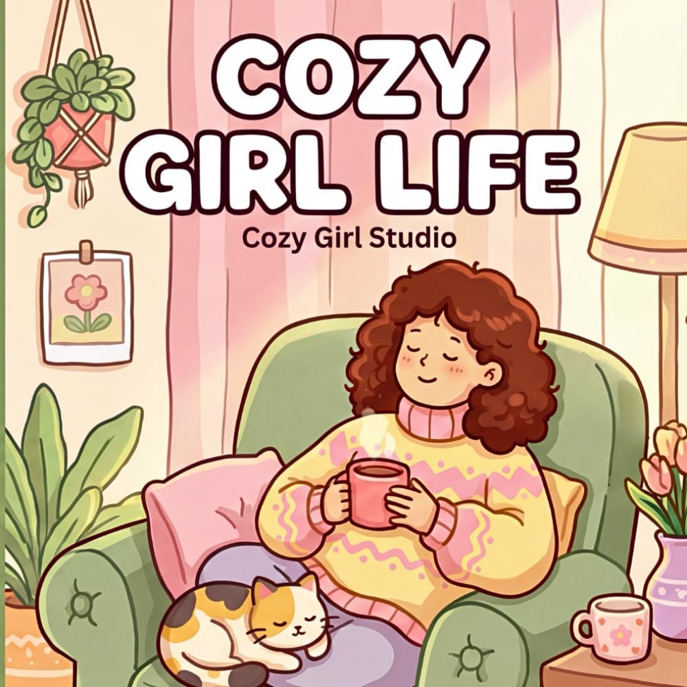 Cozy Girl Life Coloring Book: Relaxing Self-Care & Everyday Moments (Cozy Girl Coloring Collection)