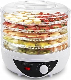 Esperanza Déshydrateur Alimentaire Chanterelles PC Blanc 25 x 25 x 22