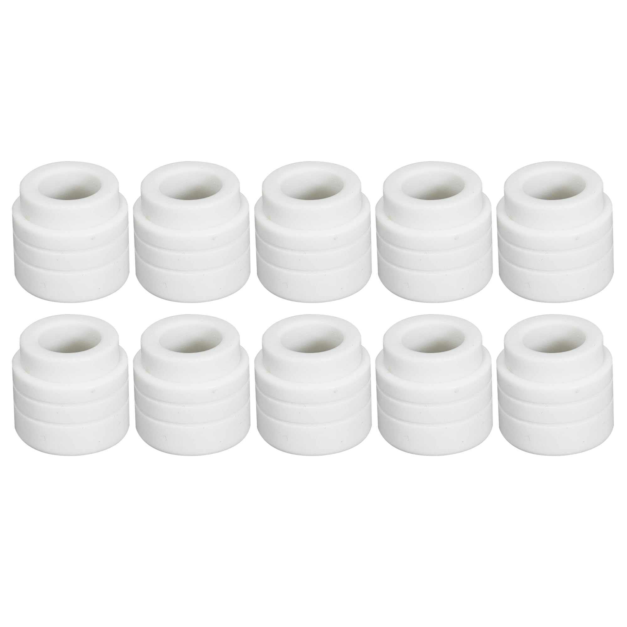 RIVERWELD TIG Gas Lens Insulator Cup Gasket 18CG and 54N01 2in1 10pcs