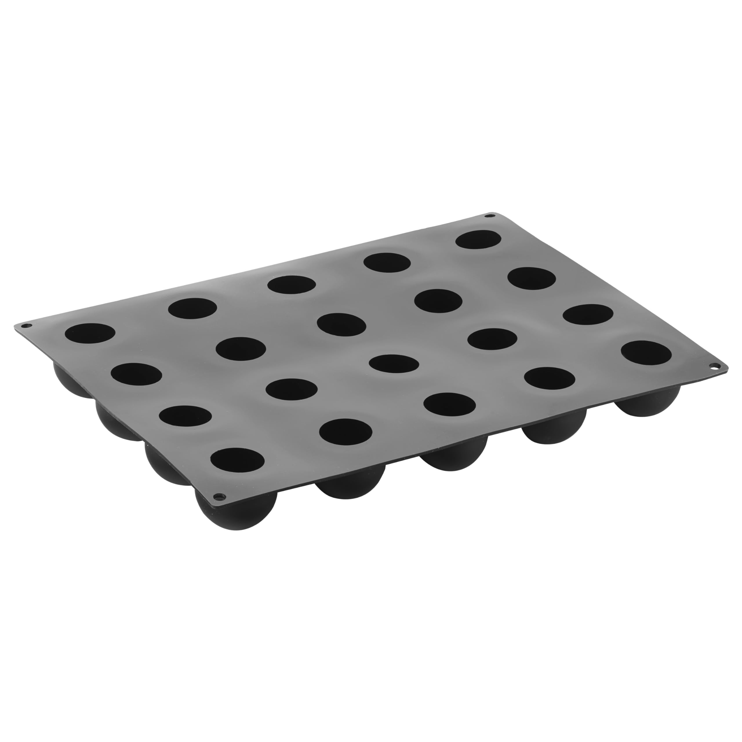Pavoni Pavoflex de silicona molde para hornear molde para congelación, esfera 1,97 pulgadas de diámetro