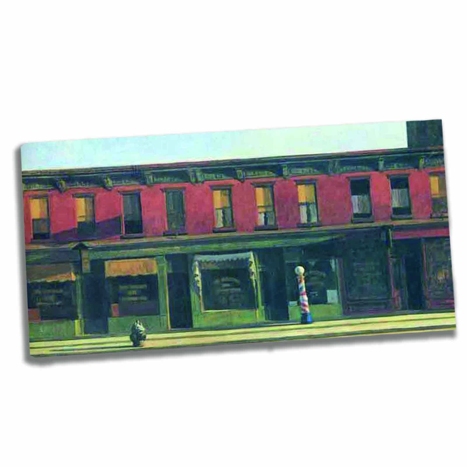 Amazon.com: Edward Hopper《Early Sunday Morning》Canvas Painting