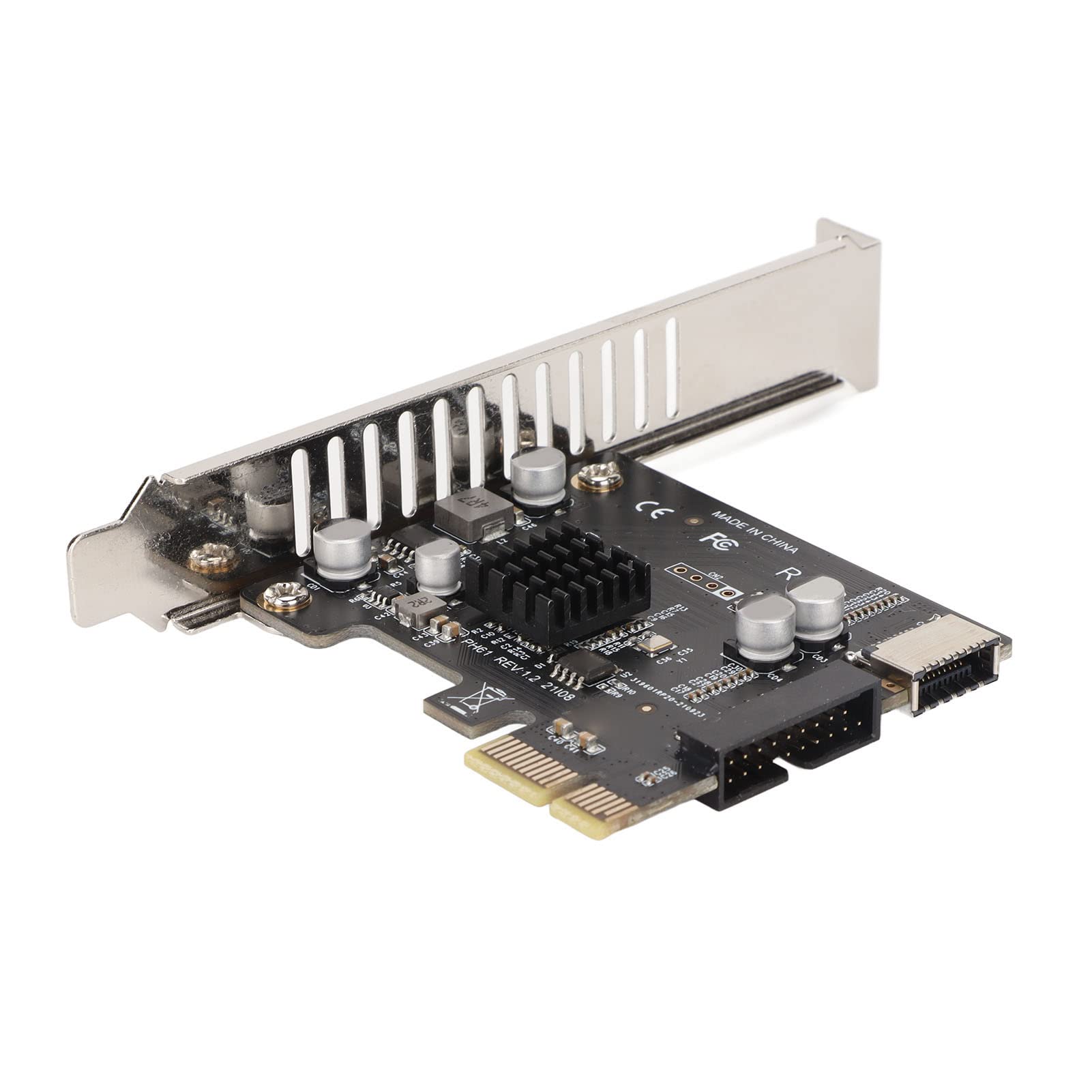 Amazon.co.jp: Bewinner USBフロントタイプE拡張カード、PCI-EからUSB