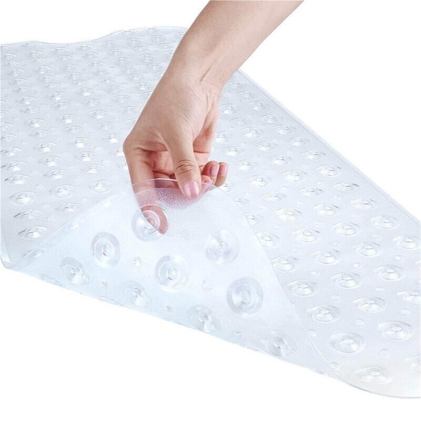 Antirutschmatte füR Badewanne 100 x 40 cm rutschfeste, schnell trocknende Badematte aus PVC