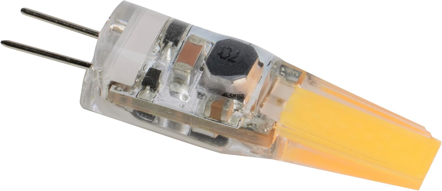 Clear T3 1.6W 3000K Dimmable LED G4 Base Bulb for Commercial Use
