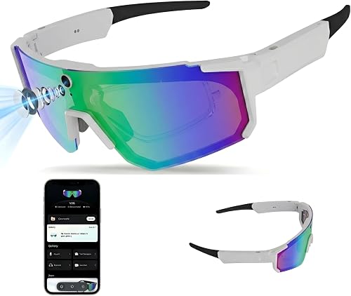 Sponsored Ad - AI Smart Glasses with Camera, 4K Video Recording Glasses with Translation, Built-in Storage & Bluetooth, EI...