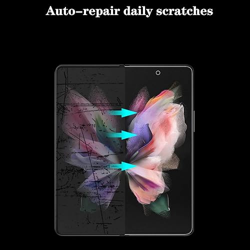 Miniatura 5 de BYIUIHS 2 juegos de 4 piezas Protector de pantalla mate para Google Pixel 9 Pro Fold, 2 piezas de pantalla exterior + 2 piezas de pantalla interior