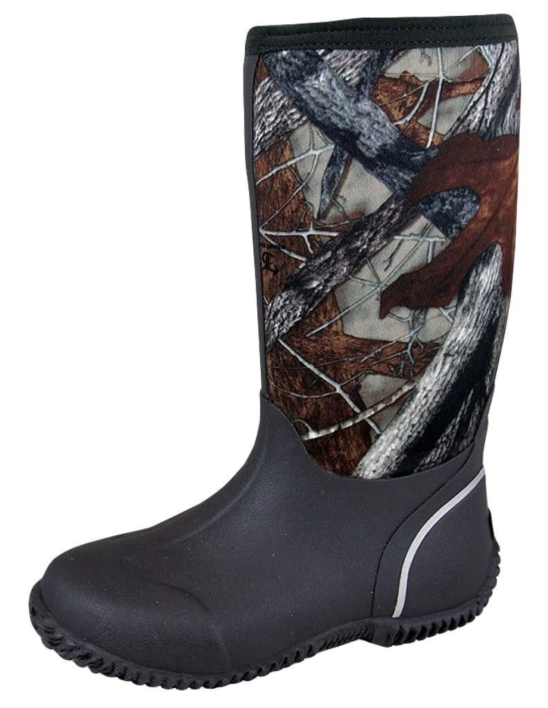 Smoky Children's Kid's 12"" Amphibian Boot With Tree Camo