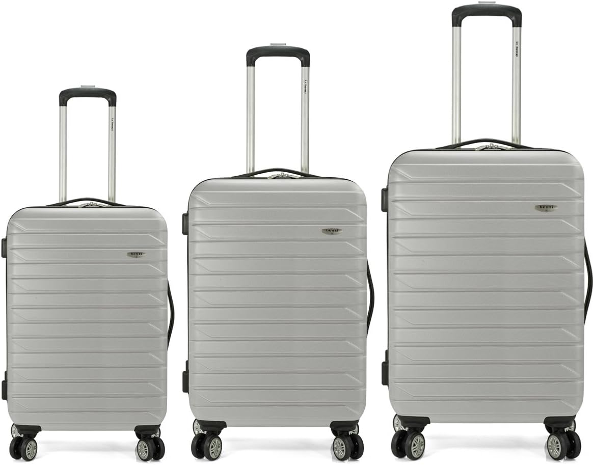 BENZI Luggage Set grey Amazon.co.uk Fashion