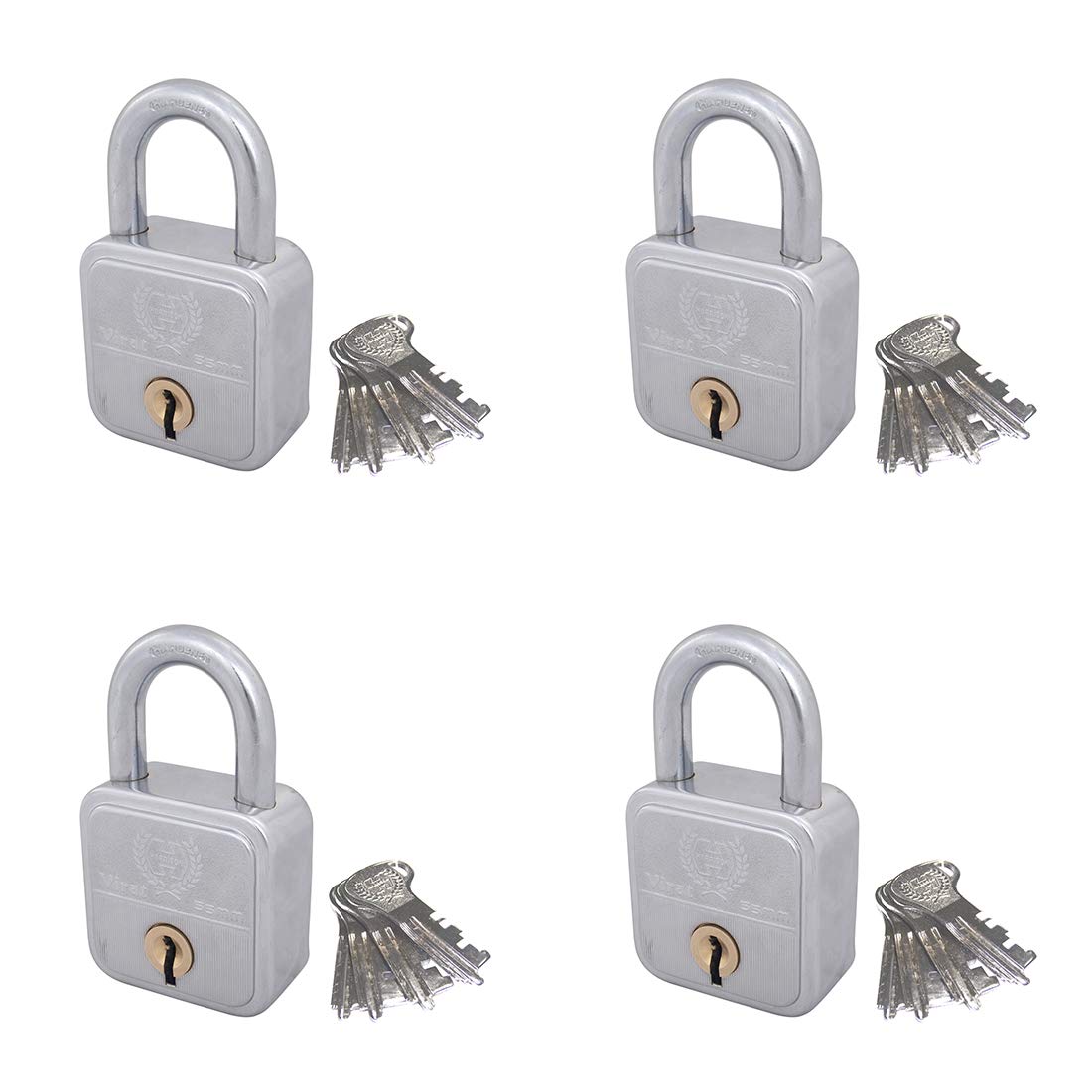 Harrison Virat-0592_PK 4 Iron 9 Levers Padlock with 4 Keys (Pack of 4) (B07HK74CS2) Amazon Price History, Amazon Price Tracker