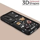 Pikkme Back Cover for OnePlus Nord CE 4 5G | Cute Fun Cartoon 3D Bear Silicone Full Body Protection Bumper Case (Black) gallery image