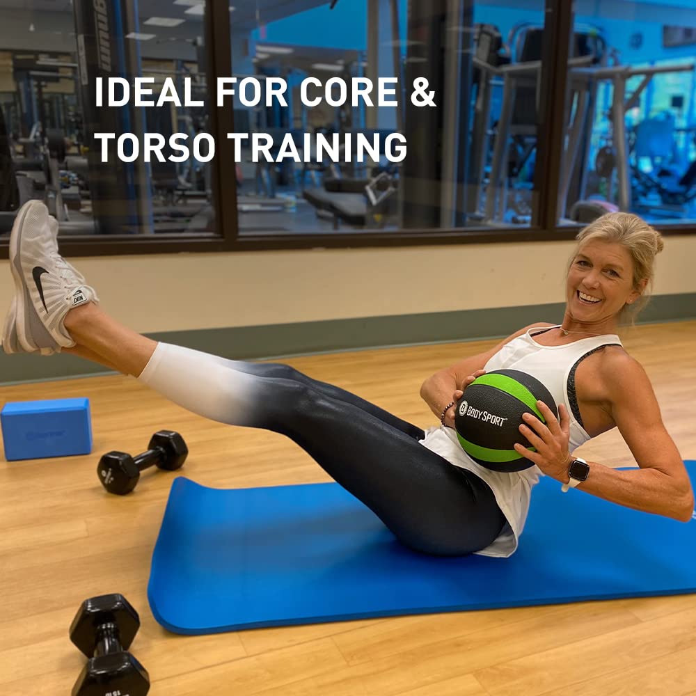 Body Sport Medicine Balls with Exercise Guide