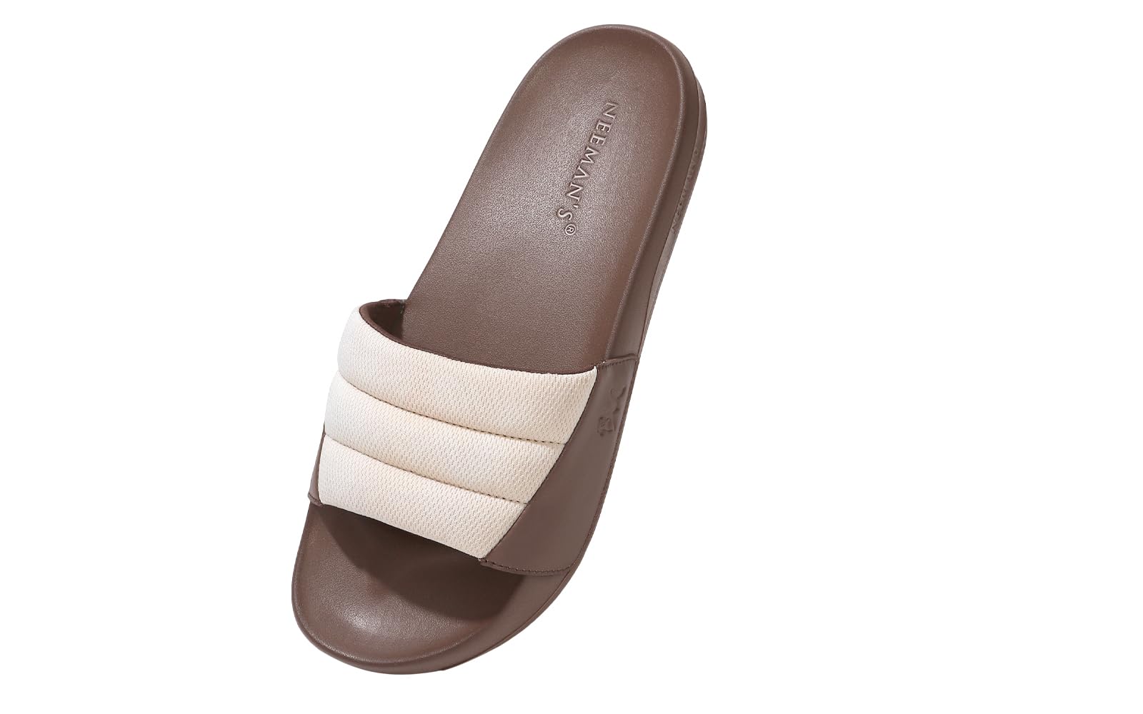 Neemans Squooshy Slides for Women | Cushioned & Comfortable Flip Flops for Women | Everyday Comfort, Flexible and Breathable | Ivory/Brown UK8 (B0DFQF4BYJ) Amazon Price History, Amazon Price Tracker