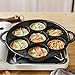 VONOTO Cast Iron Biscuit Pan, Cast Iron Mini Cake Pan Cookware, 11