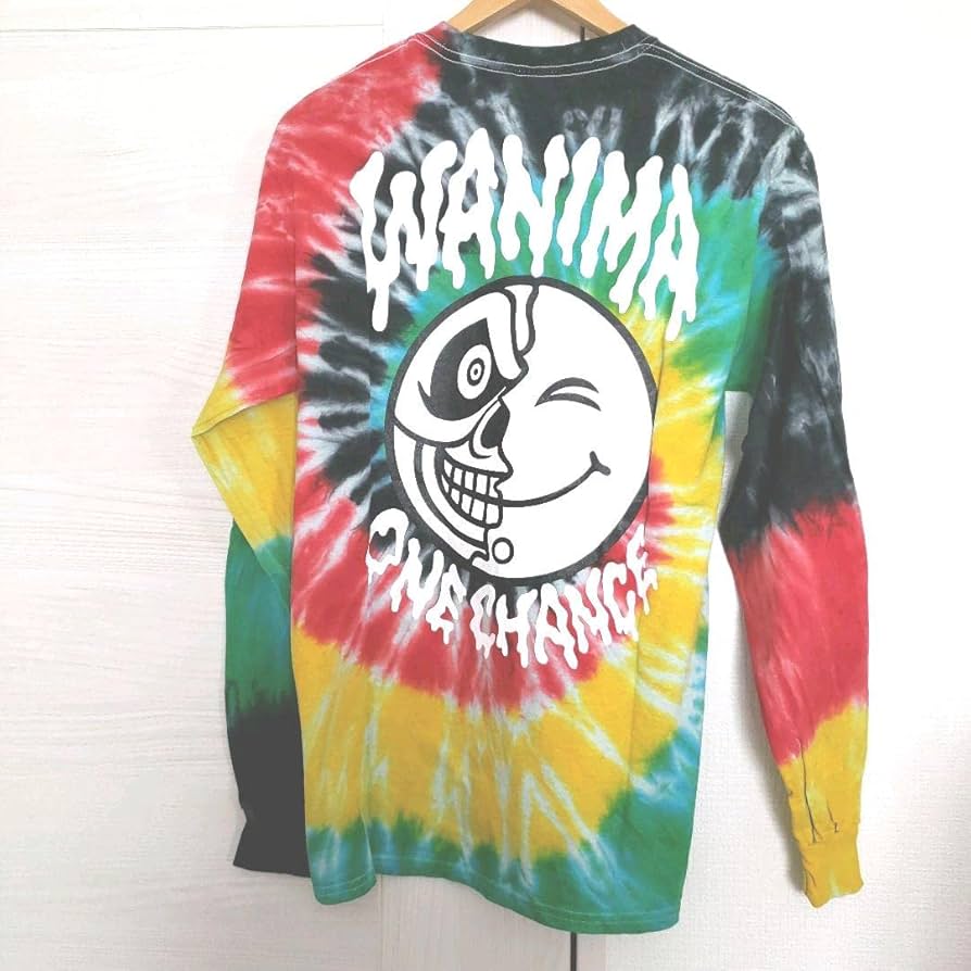 Amazon.co.jp: WANIMA タイダイロングスリーブTシャツ サイズM