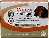 Ceva Vermífugo Canex Premium Cães 5Kg Para Cães