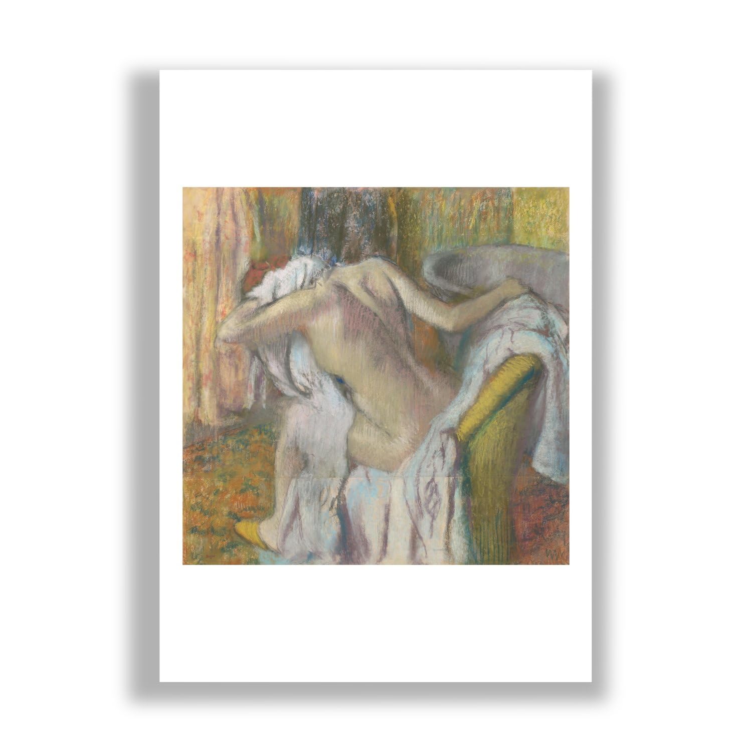 Impression d'art Edgar Degas After the Bath affiche grand format d&eacute;co chambre - 7