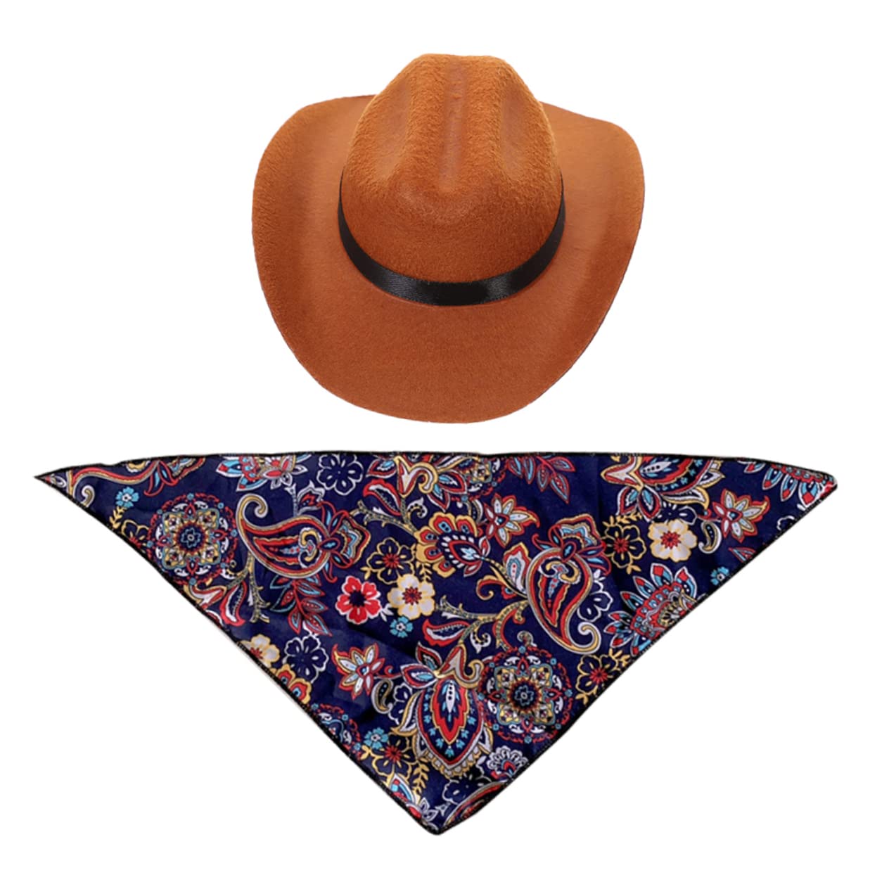 INOOMP 5piezas Sombrero De Perro con Bandana De Gorra Cómoda para Mascotas Accesorio Decorativo para Fiestas y Eventos Especiales