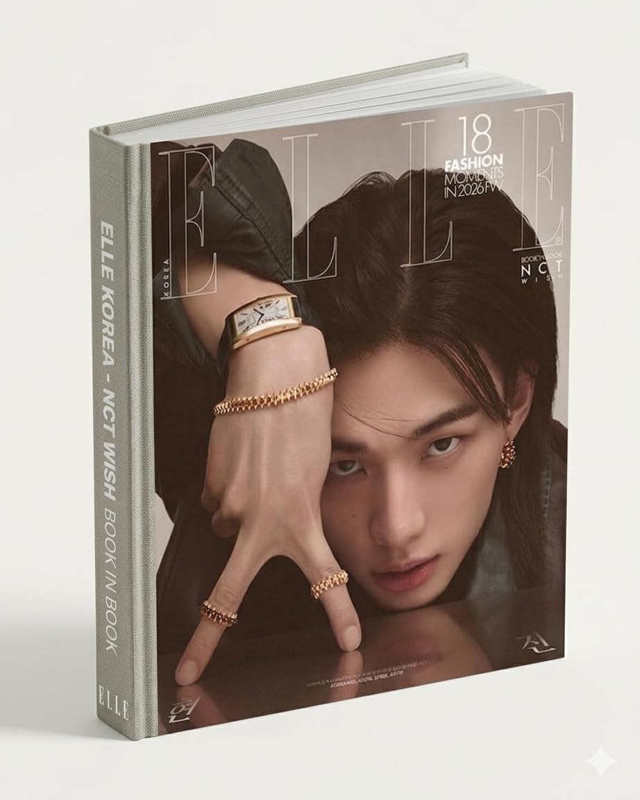 Magazine ELLE Korea Avril 2026 avec Hyunjin de Stray Kids Type A