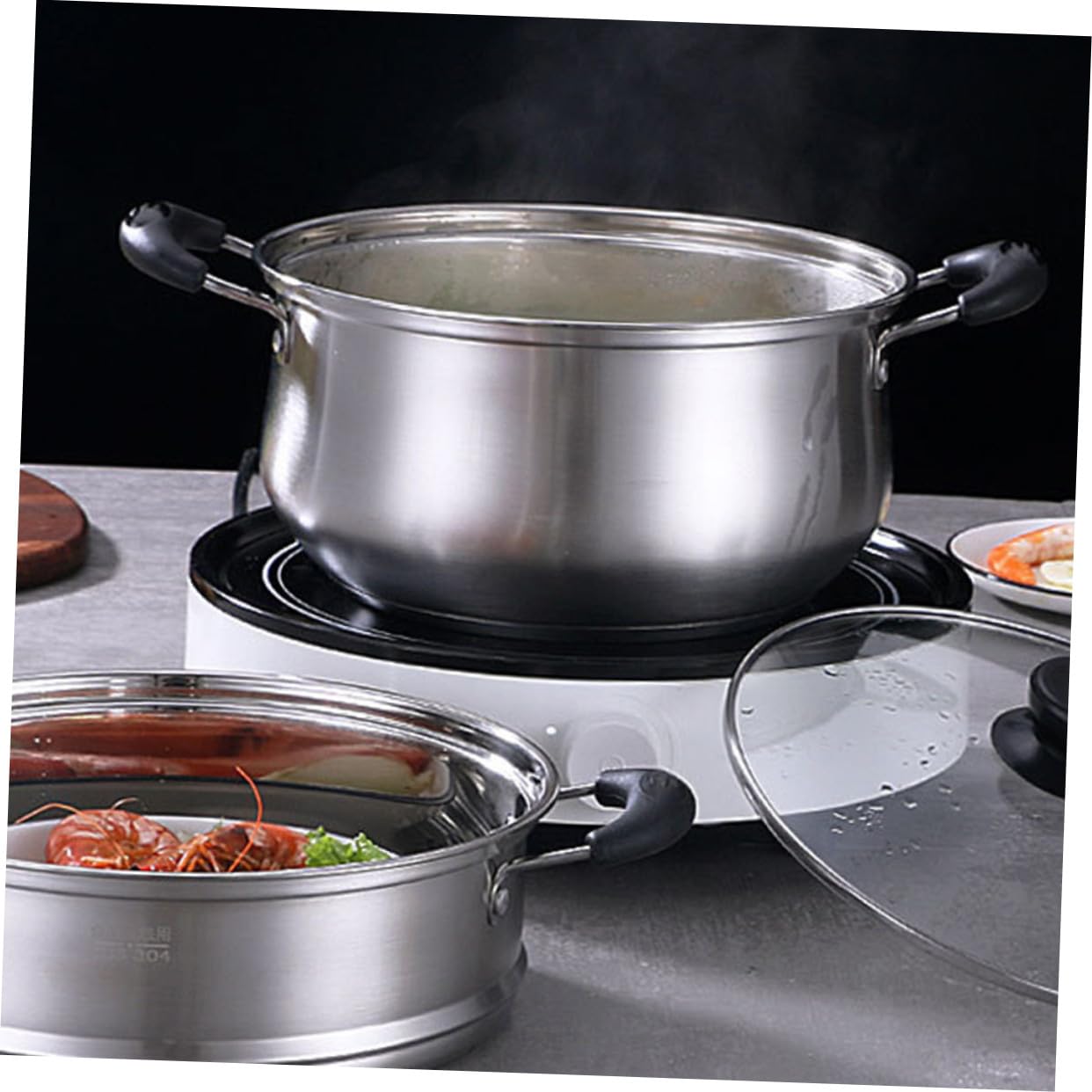 Vaporera para Cocinar de Acero Inoxidable 2, 5 L, Juego 1