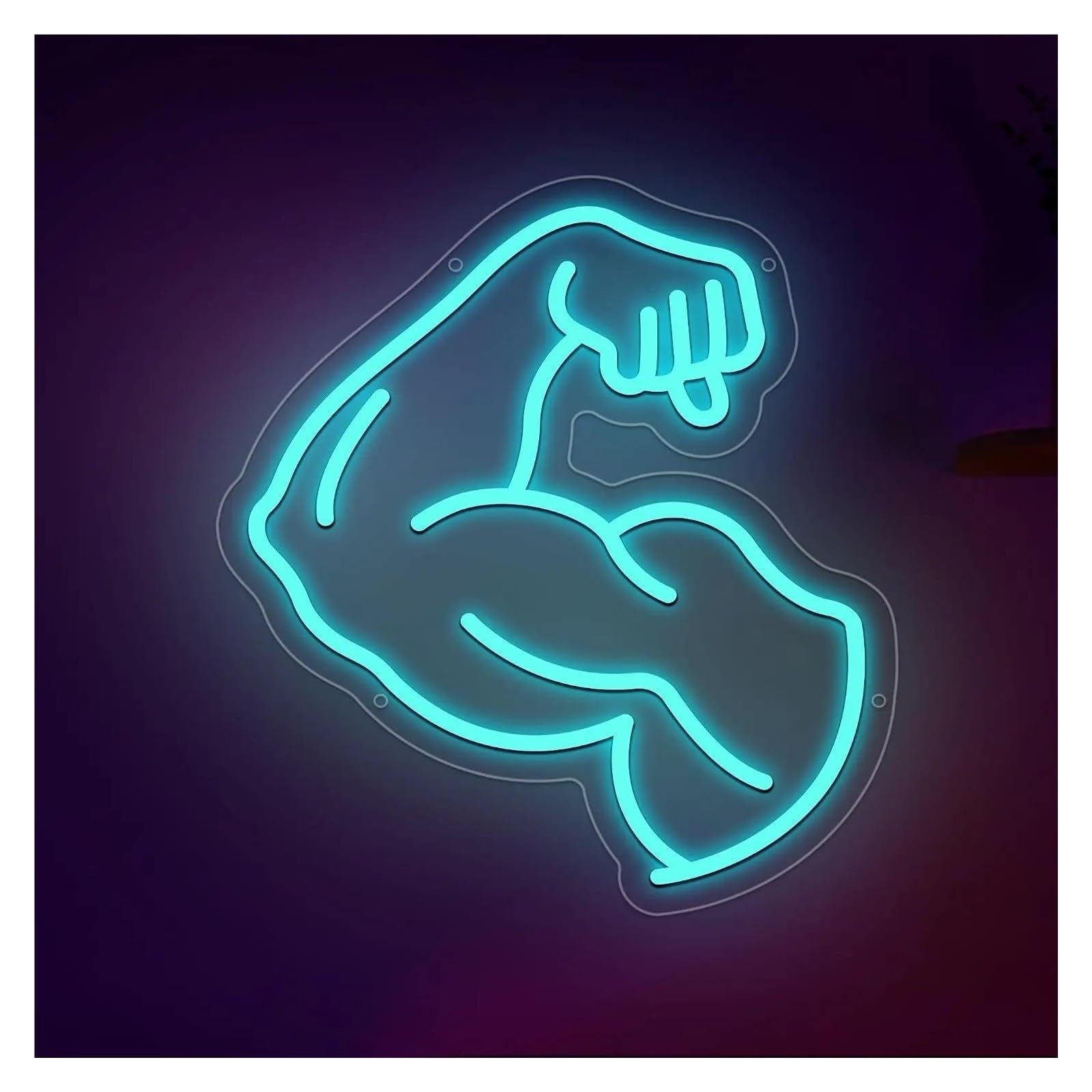 Decoración Lámparas Muscle Arm Fitness Letreros De Neón