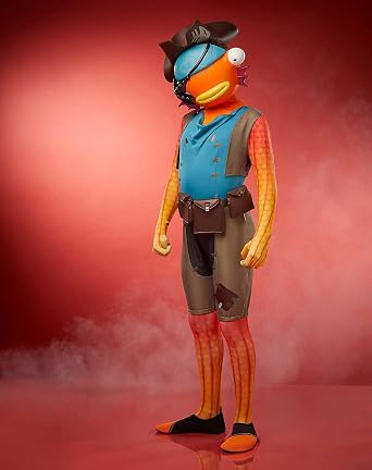 Spirit Halloween Fortnite Fishstick Pirate Costume | Officially Licensed | Video Game Costume | Fortnite Cosplay