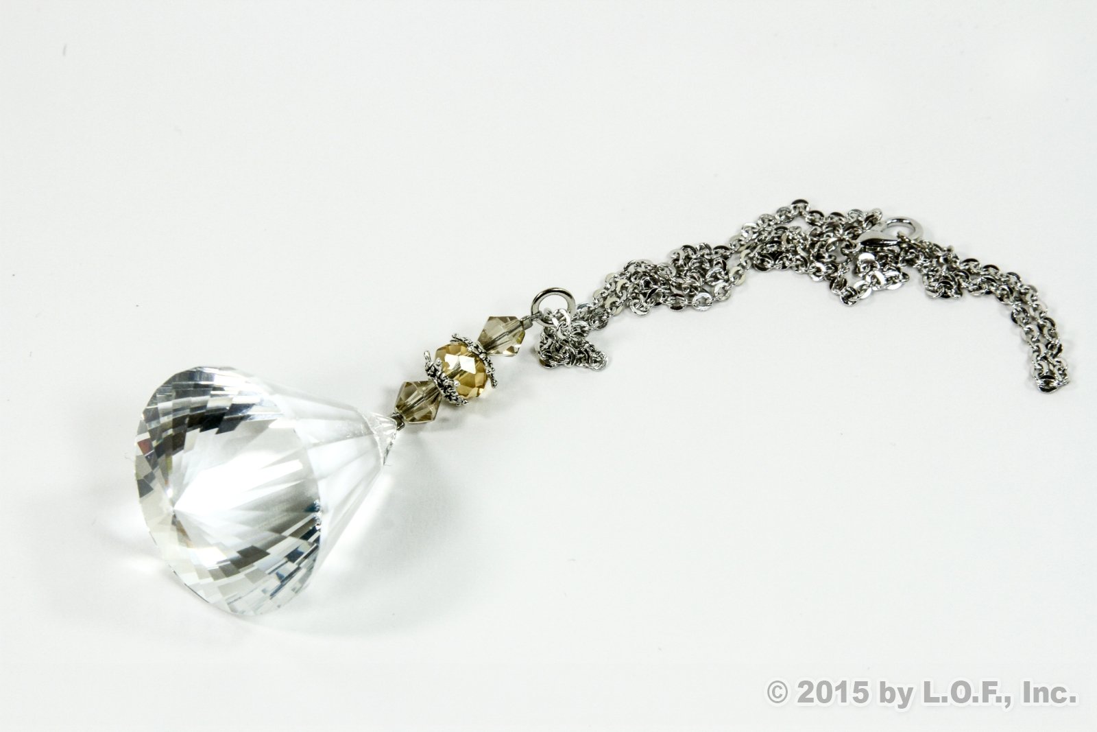 Amazon | クリスタル 輝く宝石 円錐ミラー車チャーム 吊り下げ