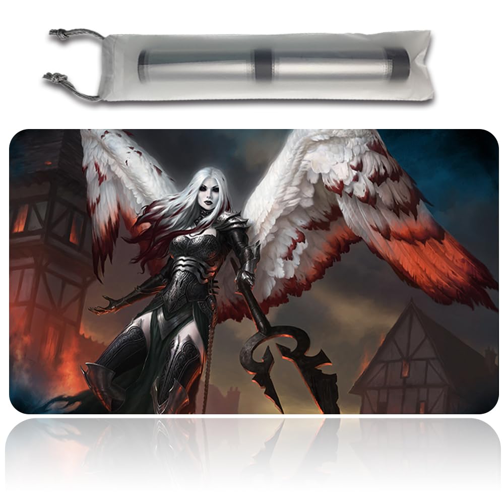 TCG Playmat 60x35 Cm "Piratenschiff": Mit 6 Würfeln & Tasche Für MTG, RPG, Sammelkarten