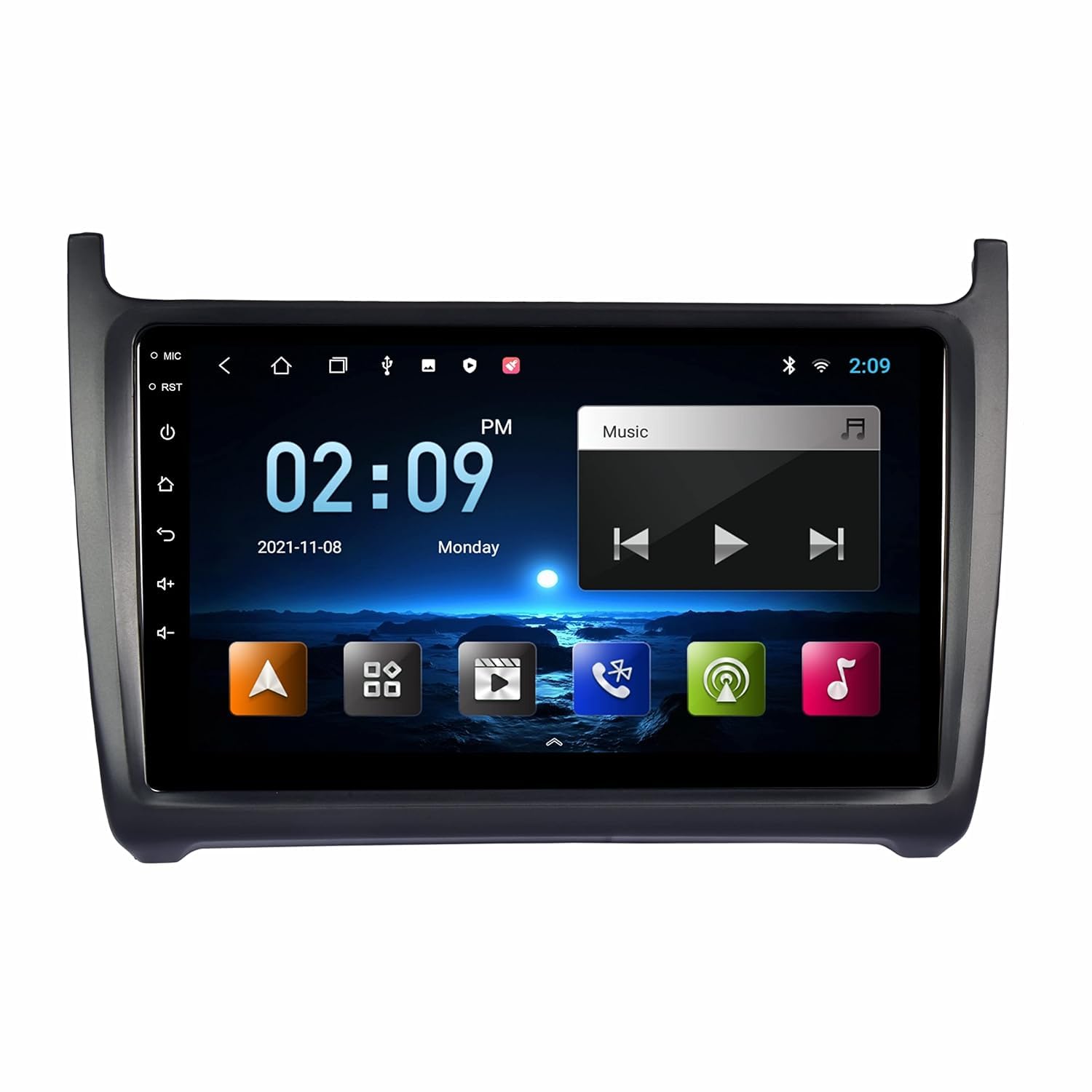 9" Android 14 Car Stereo for Volkswagen Polo | 4GB+64GB | Apple CarPlay & Android Auto | Full HD Touch | WiFi | GPS | Bluetooth | DSP Sound | Reverse Camera | Frame | 1 Year Warranty-image-49
