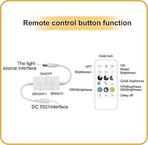 Miniatura 4 de COB - Tira de luces LED de color blanco natural, 24 V, regulable, kit de tira de luz LED con control remoto y aplicación, 4000 K 9.84 pies9.8 ft de