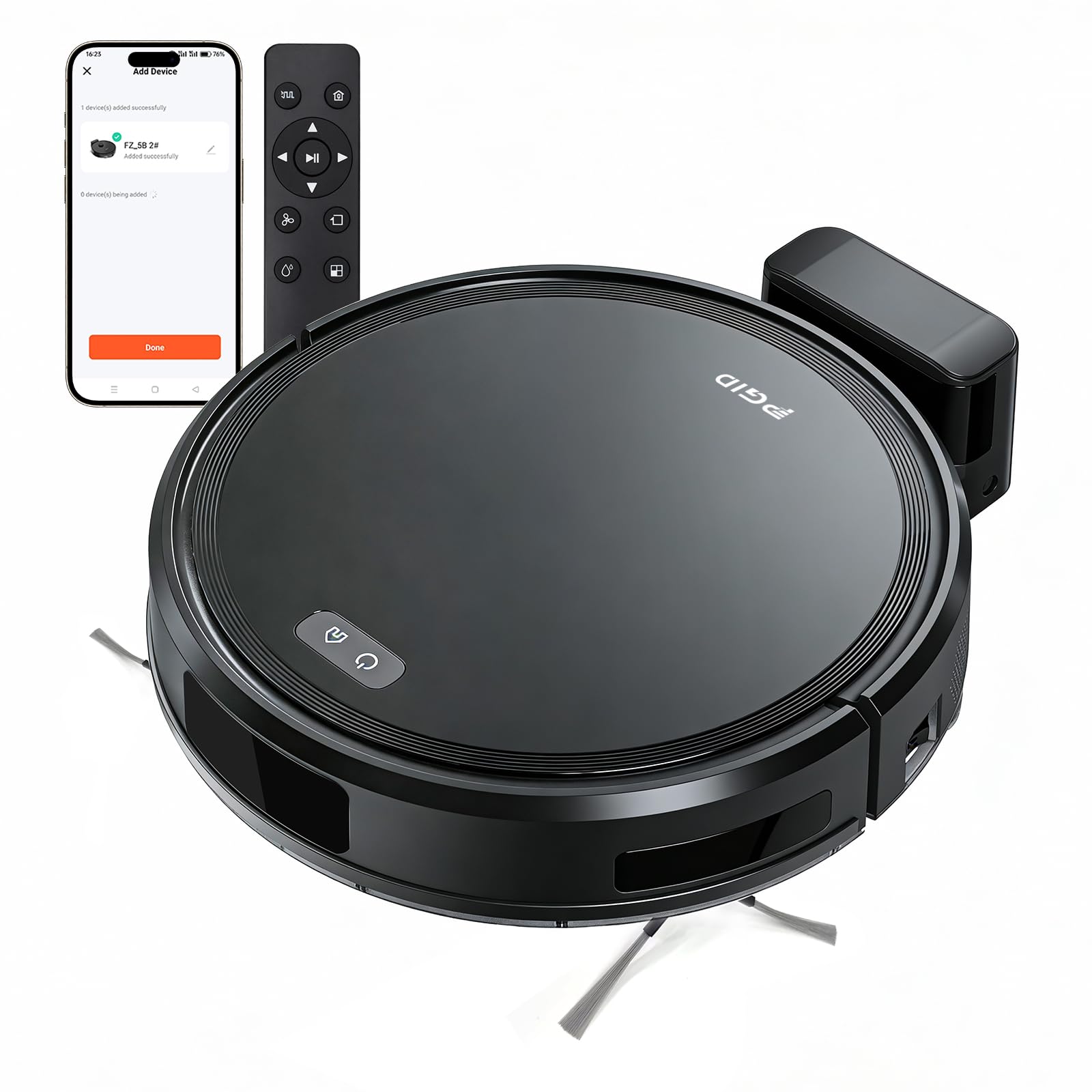 FGID Robot Vacuum and Mop Combo 2 in 1 Mopping Robotic Vacuum Cleaner w Schedule Robot Vacuum Self