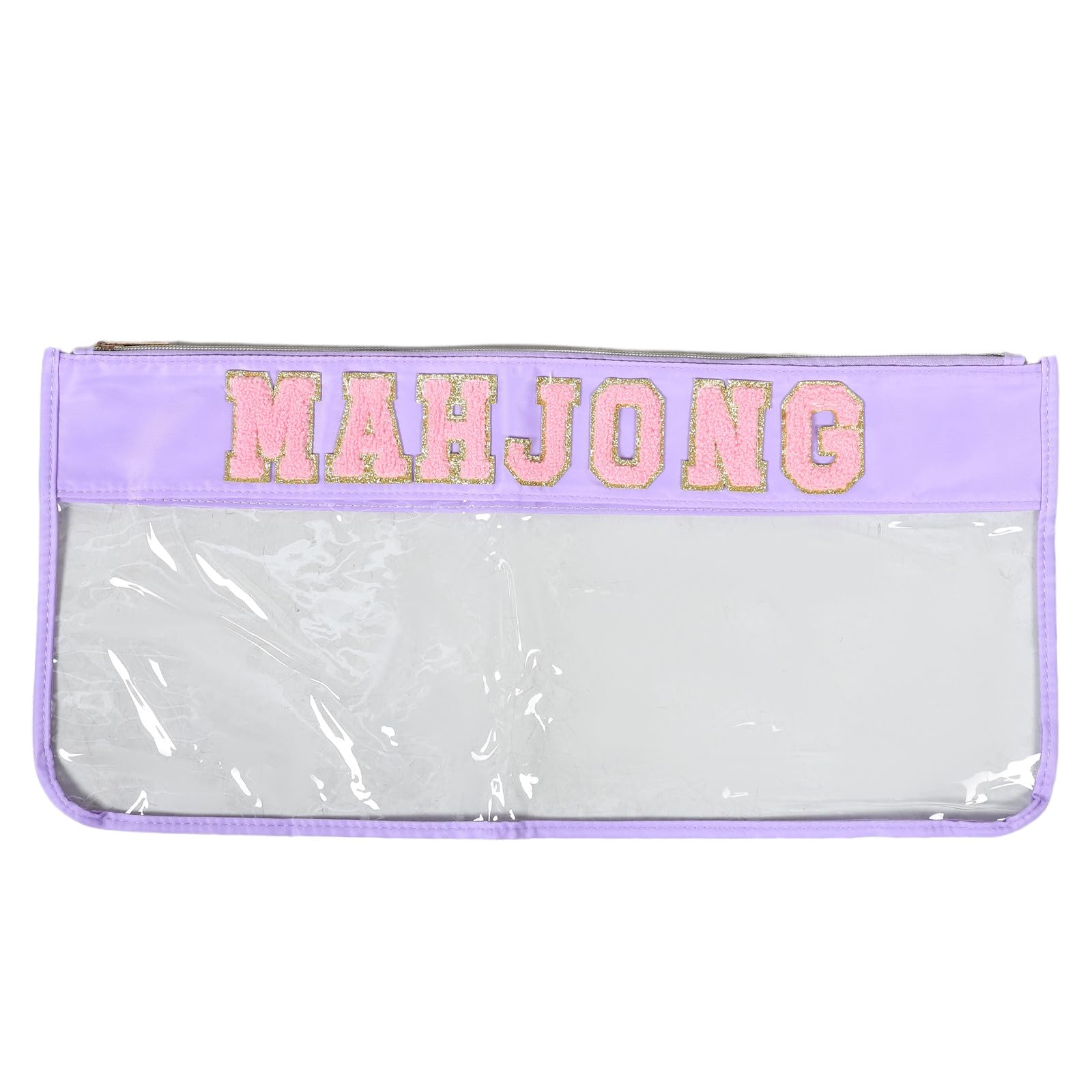 Zerodeko Bolsa de Almacenamiento de PVC para Mahjong, Organizador de fichas