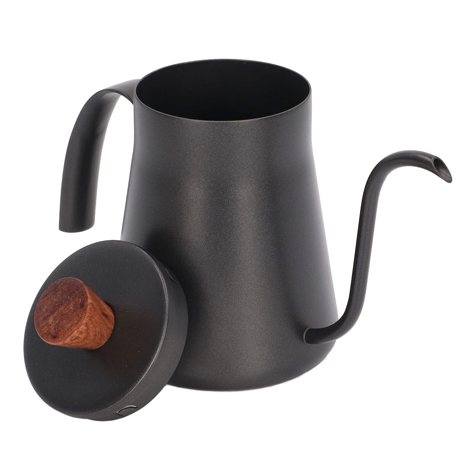400ml Coffee Drip Kettle, Gooseneck Coffee Kettle, Stainless Steel Drip Coffee Pot Thin Mouth Pour Over Coffee Pot with Lid for Drip Coffee
