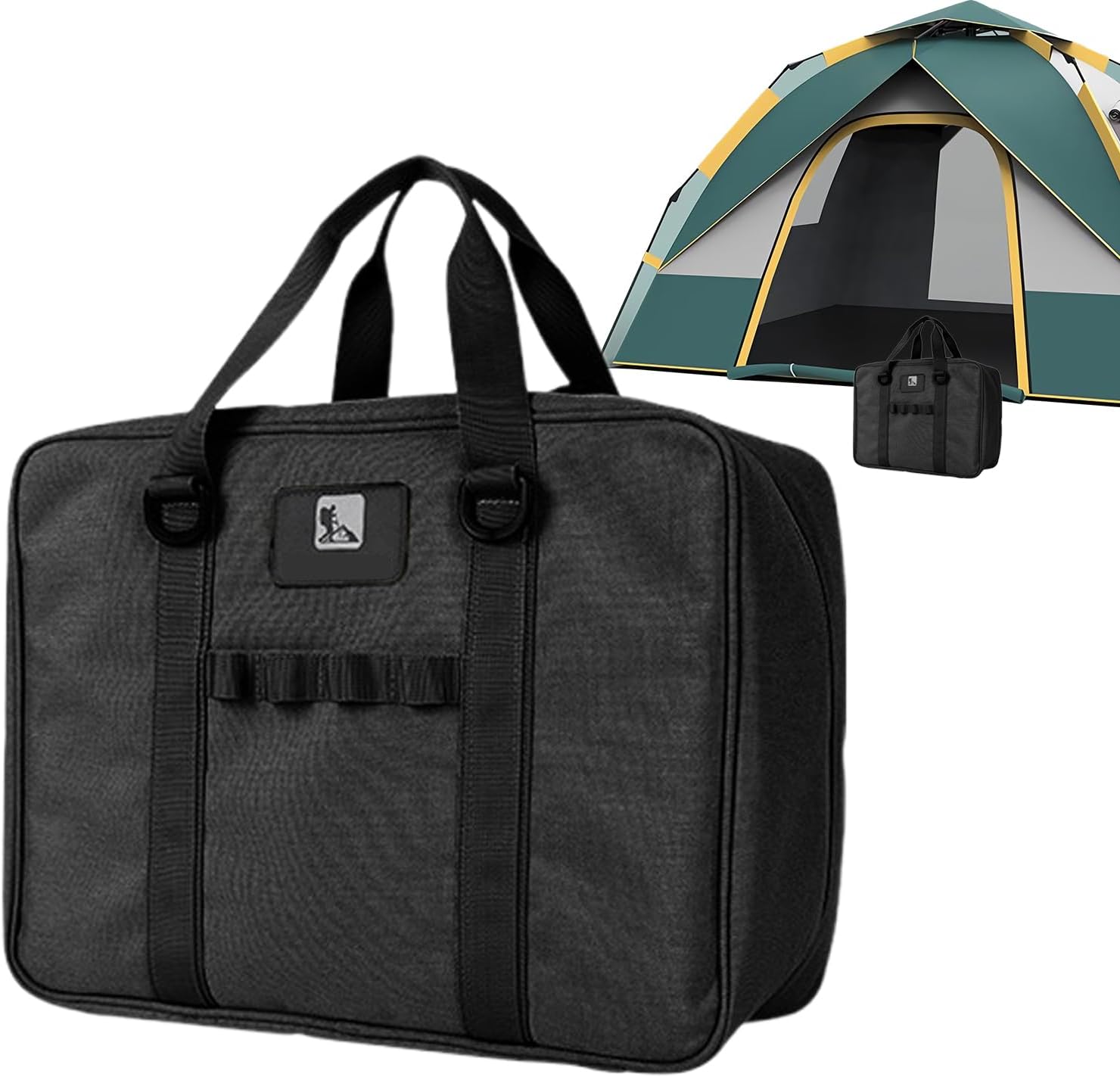 Camping Cookware Bag Waterproof Two-way Zipper Cookware Pouch Bag