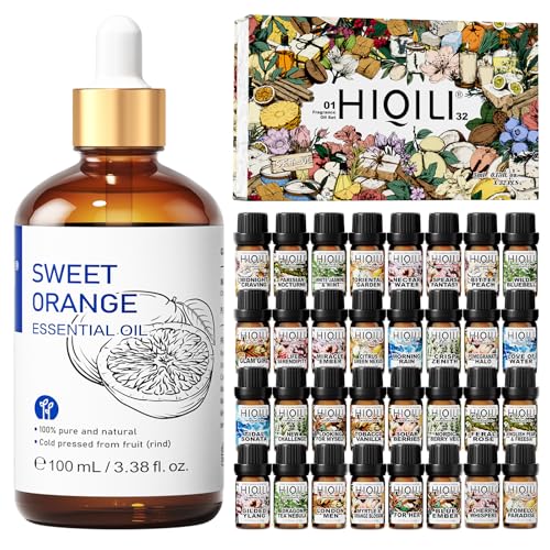 Aceite Esencial de Naranja 100ML + 5ML x 32 Fragrancia Set miniatura 1